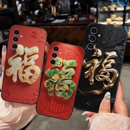 Samsung S24 / S24 Plus / S24 Ultra / FE calligraphy case CNY, luck, fortune, peace