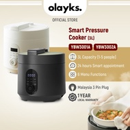 Olayks 3L Electric Pressure Cooker Multifunction Rice Cooker Soup Cooker Porridge Cooker 2 Pot 迷你电压力