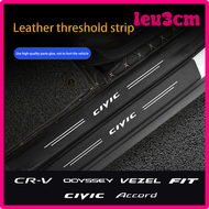 [LEUC3M] อุปกรณ์ป้องกันธรณีประตูอัตโนมัติ4 Stücke Aufkleber Für Honda Honda CRV Odyssey Vezel Fit การปรับแต่งซิวิคแอคคอร์ด Aufkleber Zubehör