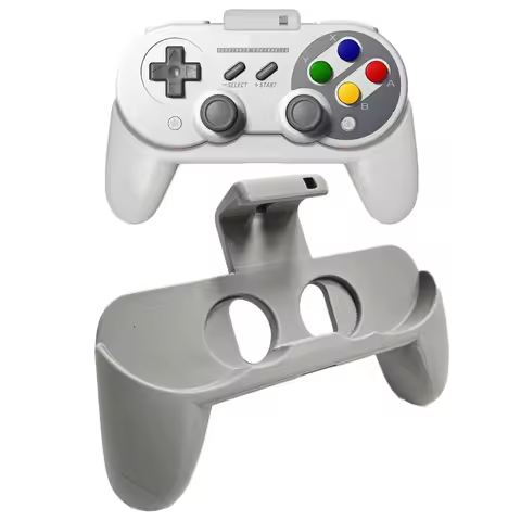 Hand Grip Cover Case For 8BitDo SN30 Pro Game Console, DIY 3D Printed Grip Handle Ergonomic Protecti