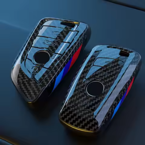 Carbon Fiber Colored Remote Control Keybox Housing Suitable For BMW F10 F20 F22 F30 F32 F48 F15 F25