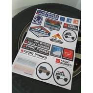 Front Runner Find Anywhere Sticker Sheet Design 1 Car Decal Expedition Offroad 4X4 4WD SUV Vehicle
