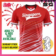 【 Ready Stock 】 SG60 T-shirt for National Day, available in sizes for both adults and children. Sing