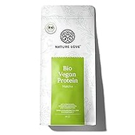 NATURE LOVE® Organic Vegan Protein Powder Matcha 1 kg – Multi-Component Protein without Sweeteners – Made from Pumpkin and Sunflower Seeds – Contains 8 Essential Amino Acids – Vegan Protein Powder