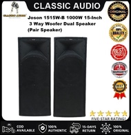 Joson 1515W-B 1000W 15-Inch 3 Way Woofer Dual Speaker ( 2 Pair Speaker) CLASSIC AUDIO | (ORIGINAL)