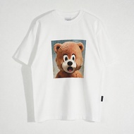 ADLV BABY BEAR PICTURE WHITE TSHIRT 100% Original