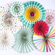 TootSweet Party Fans Set Of 8