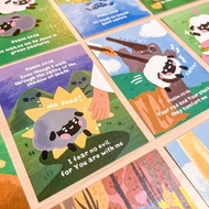 Blessing Cards: Psalm 23 Christian Prints for Gifitng