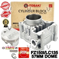FZ150/LC135/Y15ZR Racing Cylinder Block With High Compression Piston 57MM Dome (Tobaki)