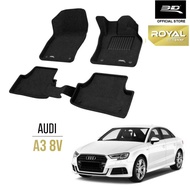 3D ROYAL Car Mat Audi A3 8V (2013 - 2020)
