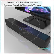 Lenovo L102 Soundbar Portable Dynamic Sound 6W Bluetooth Version - Speaker Bluetooth