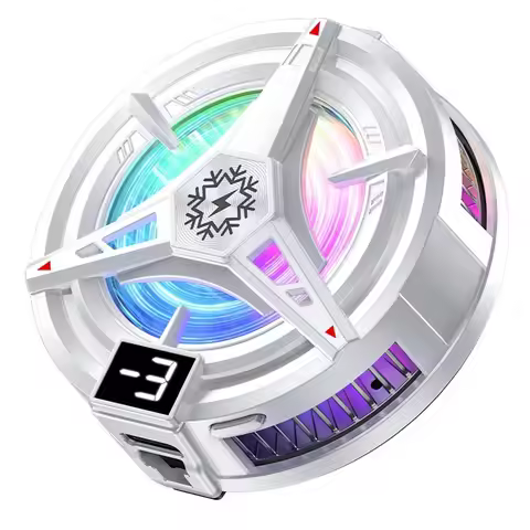 TL25 TL07 Semiconductor Phone Cooler 5V3A Powerful Cooling Magnetic & Clip 2-in-1 Digital Display fo