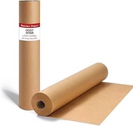 Brown Butcher Paper Roll 24 Inch X 200 Feet For Cooking Or Packing, Butcher Paper For Smoker, Kraft 