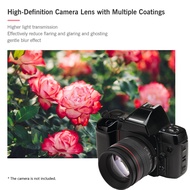 [LIX1] 85mm Fixed Focus Camera Lens F1.8 Large Aperture Manual with EF Mount 7 Groups 10 Elements Co