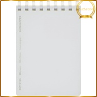 KOKUYO ME Soft Ring Memo Pad, A7 Grid Ruled, 80 Sheets, Clear, Japanese Stationery