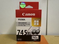 (全新未開封，不議價，行貨，2025年10月生產）原廠Canon PG-745XL Black 雙墨水盒套裝