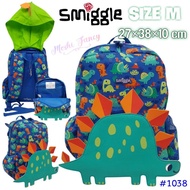 Smiggle Dino Hodie Bag/Smiggle Glide Junior Hoodie/Smiggle Backpack Dino Hat size Kindergarten/Dino School Bag Smiggle Backpack Boys