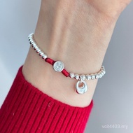 Small Lucky Bag Handmade National Trendy Peace Niche Bracelet Sterling Silver 925 Female Bracelet Jo