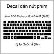 International key button Decal for Asus ROG Zephyrus G14 GA402 (2022)