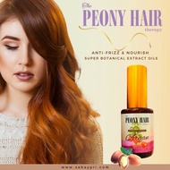 THE PEONY HAIR OIL - Argan Oil Treatment น้ำมันอาร์แกน Linseed Oil Carrot Oil วิตามินบำรุงผมx10 ป้อง