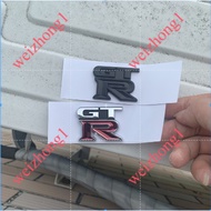 Ares Nissan GTR logo rear tailgate logo trunk logo sticker modified black original 3D