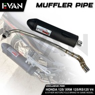 Evan.Ph 1Set Muffler Pipe V4 For Honda XRM 125