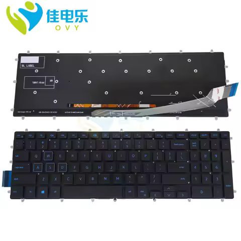 US English Backlight Keyboard For Dell G3 3590 3579 3779 7588 5587 G5-5587 G7-7588 Gaming Notebook P