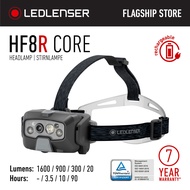 Ledlenser HF8R Core - HF Series - Rechargeable Headlamp - Max 1600lm - Max Runtime 90 jam - Digital 