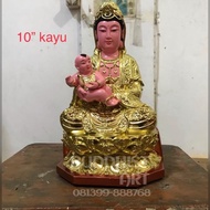 READY STOCK Patung Dewi kwan im /guan yin / kwanim gendong anak 10