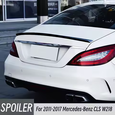 For 2011-2017 Mercedes-Benz CLS W218 CLS260 CLS300 CLS350 AMG Car Rear Trunk Lid Spoiler Wings Exter