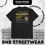 Crypto T-shirt "Binance Streetwear" - Binance/ T-shirt Crypto/ T-shirt Crypto Binance/ T-shirt Crypt
