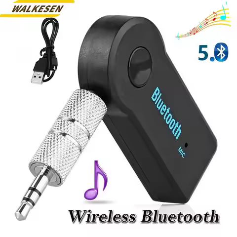 Wireless Bluetooth 5.0 Receiver Adapter 3.5mm Jack For Car Music Audio Converter Aux A2dp Headphone 