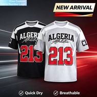 2026 New Algerian American Football Jersey for Casual Sports Training Fans, Quick Drying Jersey for 