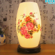 【好康】景德鎮薄胎陶瓷古典青花瓷客廳臥室書房床頭結婚腰鼓中式檯燈