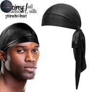 SC Bandana, Pre-Tied Adjustable Silk Durag, Men Women Breathable Elastic Head Wrap