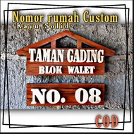 Unique House Numbers Wooden House Numbers House Numbers Minimalist House Board Wooden House Numbers