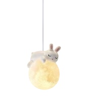 WILDE Study Room Hanging Light Bedroom Ceiling Lamp Adorable Animal Planet Pendant Light with Led Bu