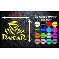 cutting sticker DAKAR