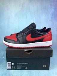 AJ1  LOW  "Bred" 黑紅低幫 705329-001