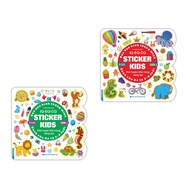 Book - Combo 2c Smart peel-and-stick stickers IQ - EQ - CQ - Sticker for kids book 3 and book 4 (2-8