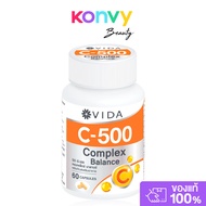 Vida Vitamin C 500 Complex 60 Capsules Dietary Supplement 500 Mg..