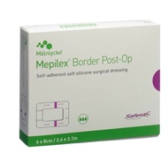 MOLNLYCKE Mepilex Border Post Op 6x8cm 10s