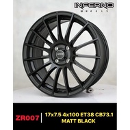 Alloy Wheels Size 17 4x100 INFERNO