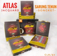 Sarung Atlas Jacquard Songket Gold