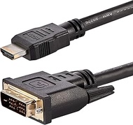 StarTech.com 6ft (1.8m) HDMI to DVI Cable, DVI-D to HDMI Display Cable (1920x1200p), 10 Pack, Black,