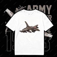 T-Shirt Cotton Round Neck F16 Women's Fighter Plane Suitable For Men S-5XL