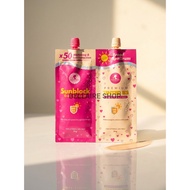 Perfect Skin Tinted Sun Twin Pack 60g –Sunblock Gel Cream & Premium Tinted SPF Natural Coverage