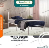 Katil SAMPOINT_Single Bed Frame Murah 100% Metal Katil Bujang Dewasa Budak Bed Room Bedroom Furnitur