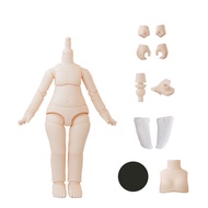 10cm Doll Body 1/12 YMY PVC Body for GSC,STO,1/12 BJD Doll Head Movable Spherical Joint Dolls Action