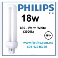 Philips PLC 18W/830/4P Lampu Pendarfluor Padat